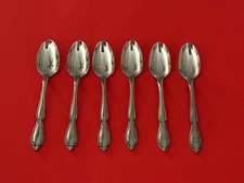 Lot Of 6 Oneida Ltd Deluxe Stainless STRATHMORE Demitasse Spoons