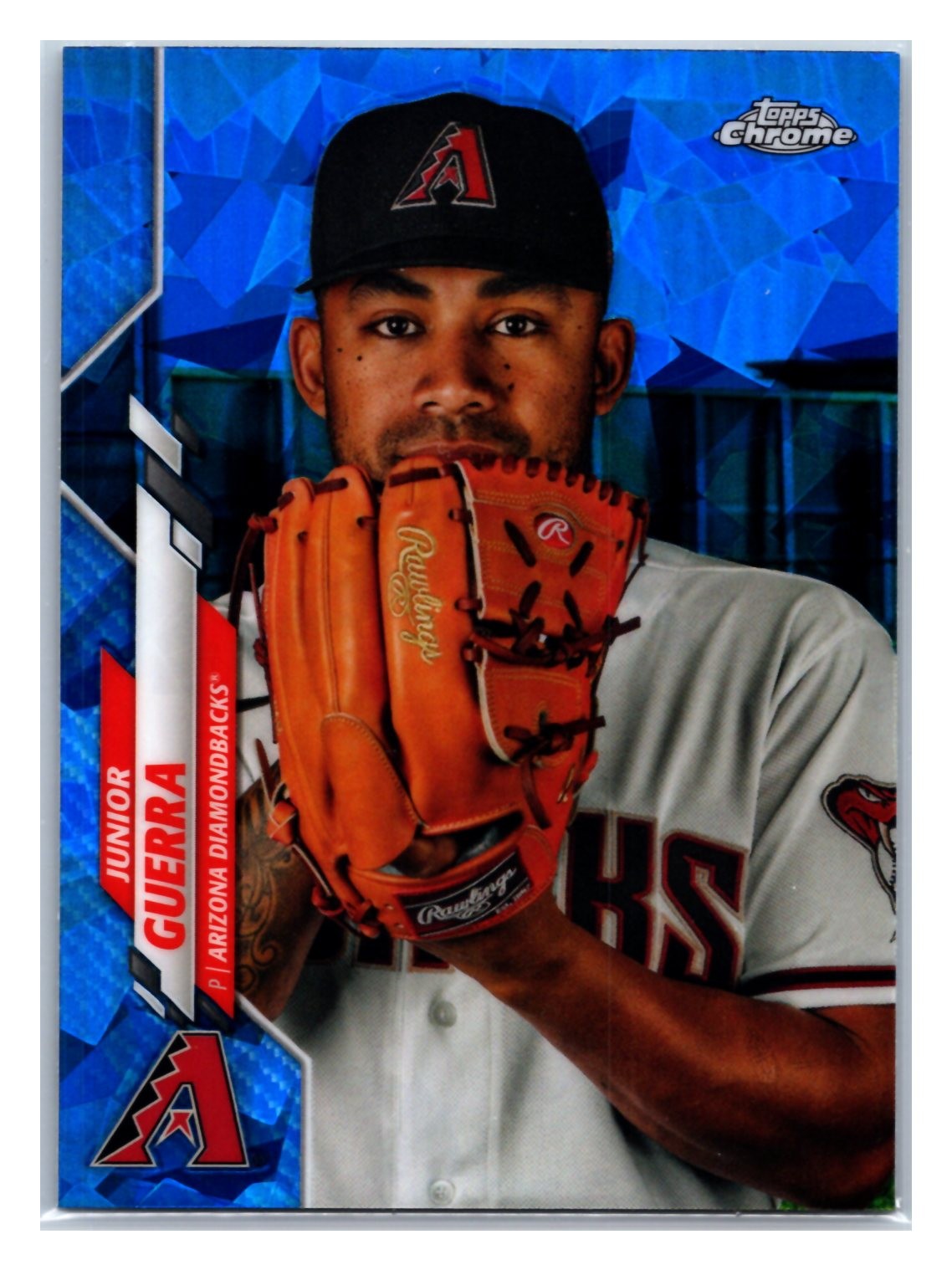 Junior Guerra 2020 Topps Chrome Update Sapphire Edition #U-81 Diamondbacks