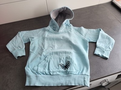 CMP Mädchen Hoodie Gr. 128 Hellblau Kapuzenpullover