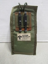 Early Production Blackhawk Radio Pouch w/ Alice Clips OD Green Bird Logo 1990s