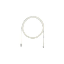 7 ft Panduit UTP28CH7 28 AWG Copper Cat 5e U/UTP Patch Cord Off White