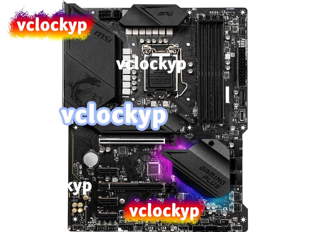 MSI MPG Z490 GAMING PLUS LGA 1200 Intel Z490 SATA 6Gb/s ATX Intel