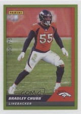 2021 Panini NFL Sticker & Card Collection Yellow 90/175 Bradley Chubb #63 18a2