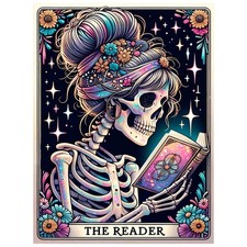 Skull Diamond Painting Kits for Adults, Reader Diamond Art Kits for Adults, DIY