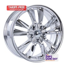 One 17inch Chrome Alloy Wheels 5Lug Rim for Cadillac Eldorado CT4 ATS r9J RTX