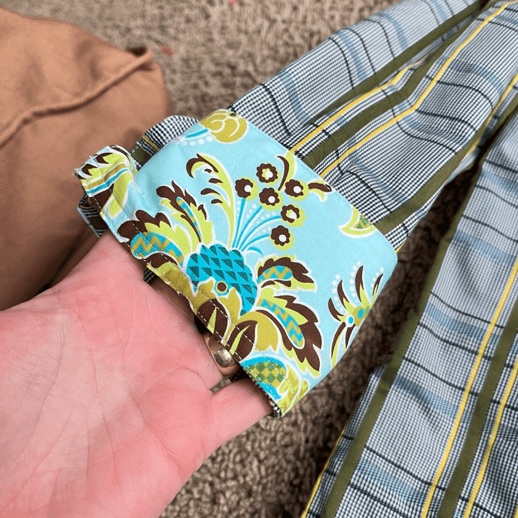 Robert Graham Patchwork Panel Button-Down Shirt  … - image 8