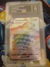 Pokemon Rainbow Sandaconda VMAX Chilling Reign 206/198 GMA 10 Secret Rare Card on eBay