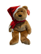 TY 1997 HOLIDAY TEDDY BEANIE BUDDY 14" PLUSH