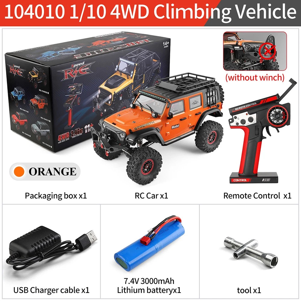 Orange 1:10 Hobby RC Car, Truck & Motorcycle Crawlers for sale | eBay