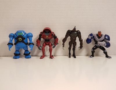BEN 10 Alien Force Action Figures 4'' - Lot of 4