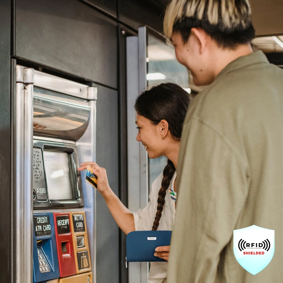 RFID Blocking Single Zip Wallet - Image 3 of 4