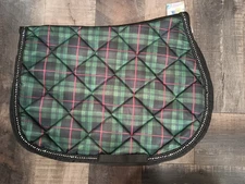 Dapplebay Plaid AP English Bling Saddle Pad