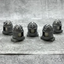 5pack Gray Stag Knight Helmet Blocks Accessories for Minifigures C40805