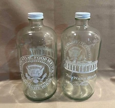 2 NEW The White House Presidential Food Service Mess Bottles