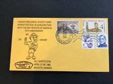 ICOLLECTZONE  US Boy Scout Combo Quivira Cover Jubilee 75th Anniversary (F400)