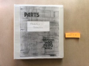 Waukesha Engine Operation Parts Manual Model 145 G F-817-G | eBay