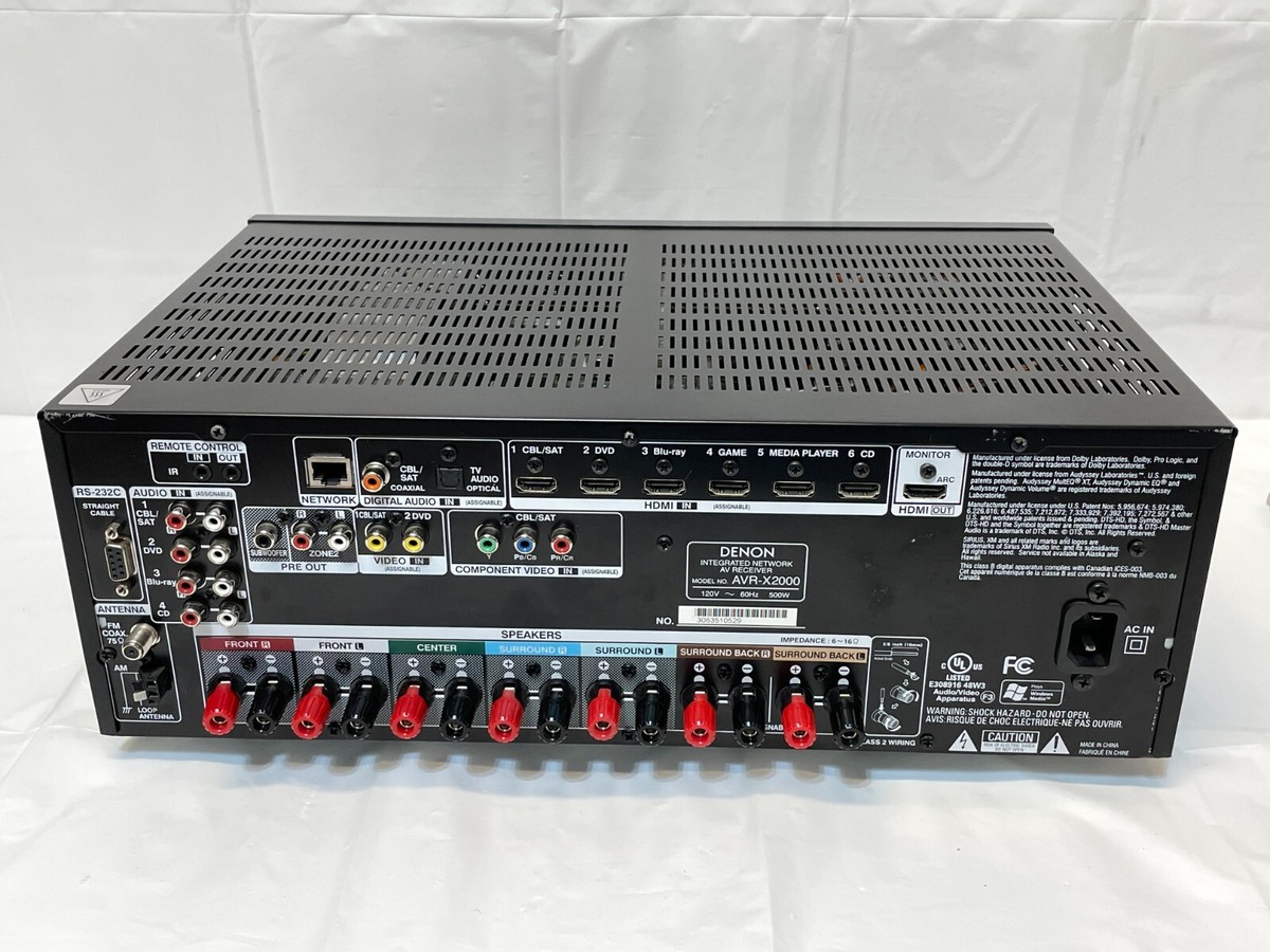 AVR-X2000 AVアンプ　DENON Denon AVR-X2000 review | What Hi-Fi?