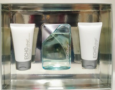 DAVIDOFF ECHO POUR HOMME GIFT SET EAU TOILETTE 50 ML + GEL + 50 ML AFTER SHAVE