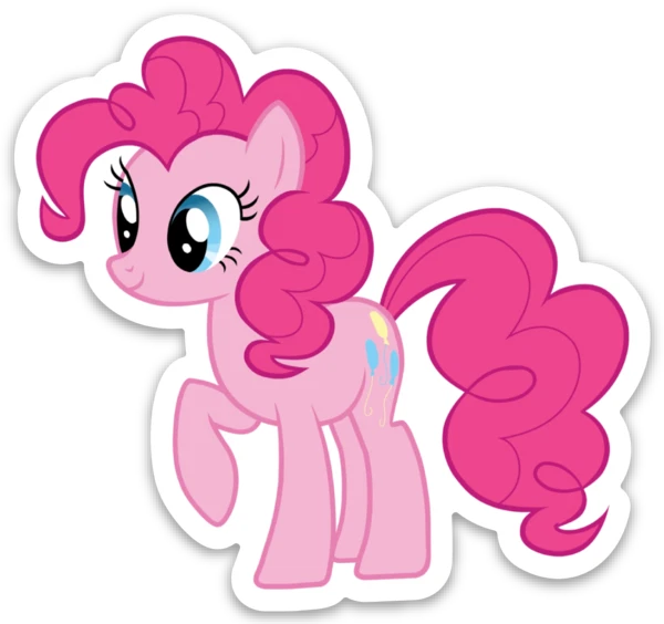 My Little Pony Pinkie Pie sticker - Friendship is Magic - Crystal Princess