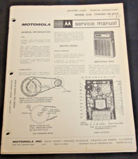 Motorola Vintage Service Manual for Model X 56
