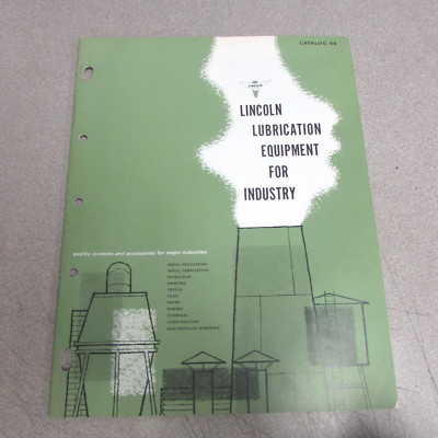 Lincoln Catalog 66 Lubrication Equipment Specification Brochure Manual |  eBay