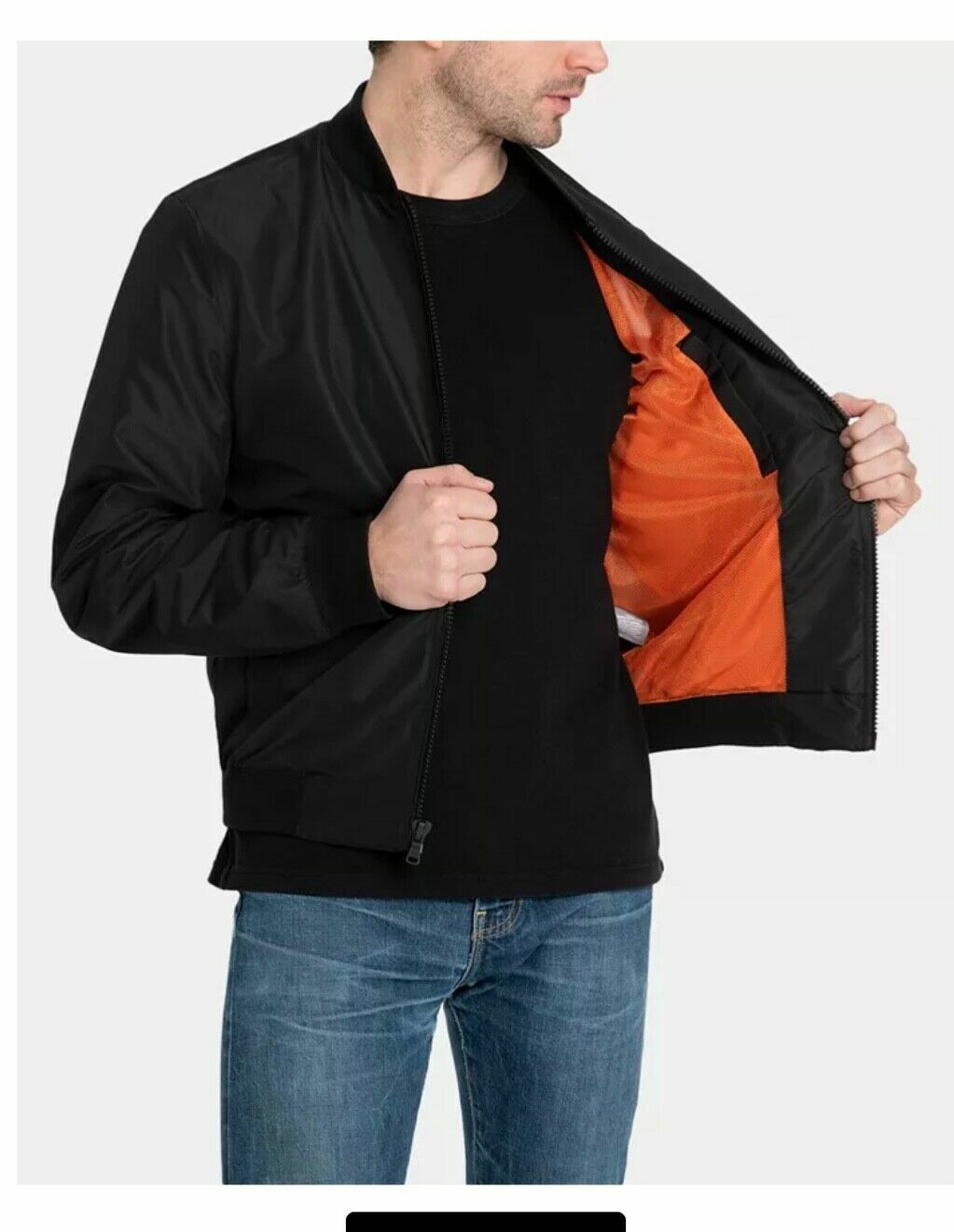 Michael Kors Men's Bomber Jacket Black 