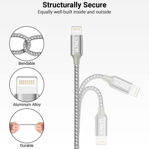 iPhone 6S 7 8 X XS XR 11 12 13 14 Pro Fast Charger 2M Charging Long Cable Lead - 第 23/28 張圖片