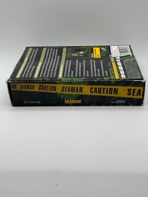 Caution Seaman SEGA Dreamcast Game CIB W/ Microphone & Foam Ball