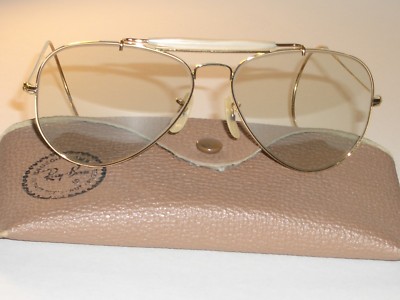 【1960’s】 B&L 1960s Vintage B&L Ray-Ban Wrap-around Aviator Sunglasses | eBay