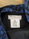 EUC Size 7 8 S Sally Miller Girl Navy Blue Black Open Back Lace Dress Party — photo 2