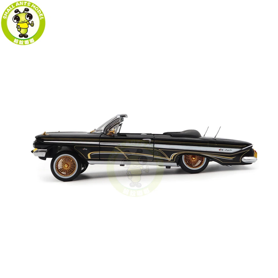 1/18 SUNSTAR Chevrolet 1961 IMPALA Lowrider Open Convertible Diecast Model Car - Изображение 2 из 4