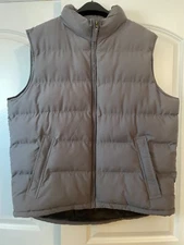 Weatherproof Puffer Vest Men's XL Gray