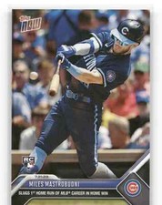 MILES MASTROBUONI Rookie 1st HR 2023 Topps Now #596 MLB Chicago Cubs RC, PR: 569