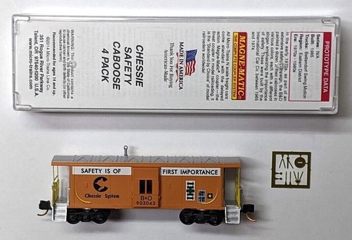 MTL Micro-Trains 13053140 130140 Baltimore & Ohio B&O 903043 ventana de bahía furgón de cola | Zustand: New