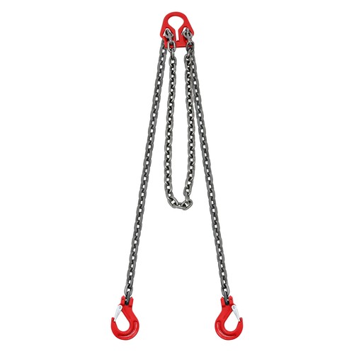 Eslinga de cadena ajustable de 5/16 pulgadas*10 pies con gancho de agarre cadenas de elevación 5T/11023 libras - Imagen 5 de 12