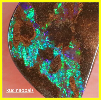 1.2 TCW Natural AUSTRALIAN Boulder Opal Stone +VIDEO