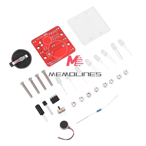 DIY Swing Shaking LED Dice Kit With Small Vibration Motor Diy Electronic Kits - Picture 15 of 23