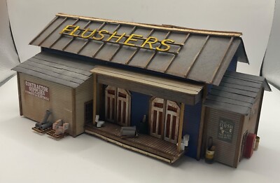 O Scale Flushers Toilets Structure Kit Laser Cut