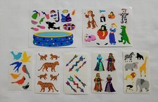 Vintage Mrs Grossman's Sticker Lot Pool Animals Halloween Costume Bird King