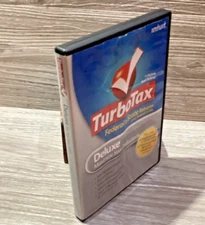 2010 TurboTax Deluxe Federal + State Maximize Deductions Case and CD Back Taxes