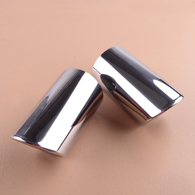 1Pair Chrome Exhaust Muffler Tip Pipe Trims For Audi A4 B8 Q5 1.8T 2.0T Silver 1Pair Chrome Exhaust Muffler Tip Pipe Trims For Audi A4 B8 Q5 1.8T 2.0T Silver