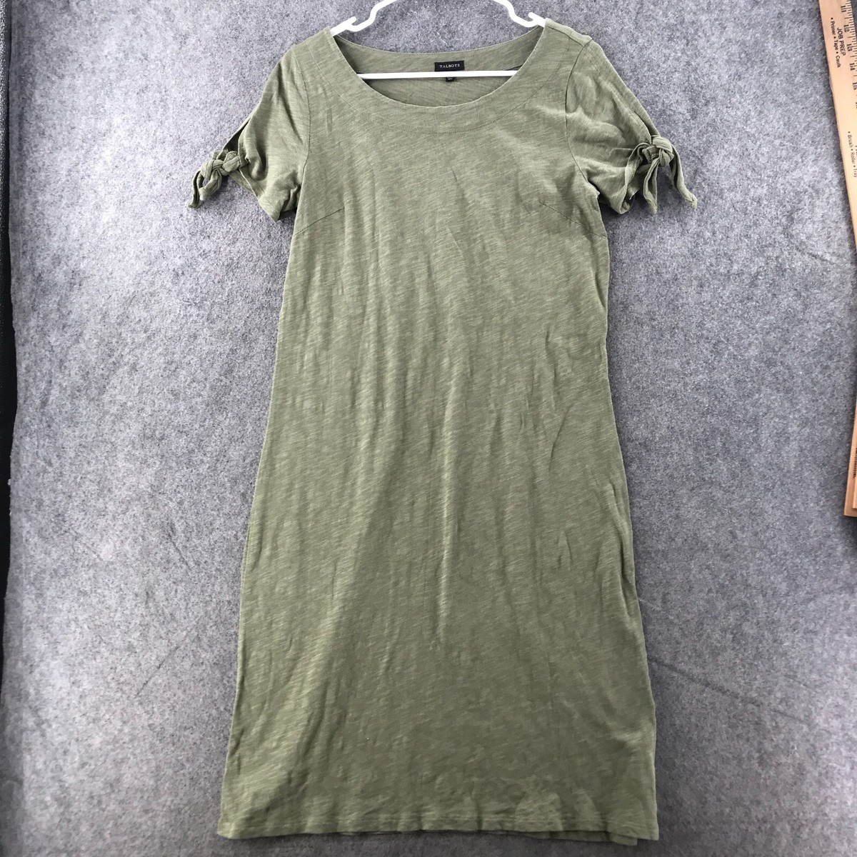 talbots t shirt dress Cotton Modal Raglan T-Shirt Dress - Dusk Stripe