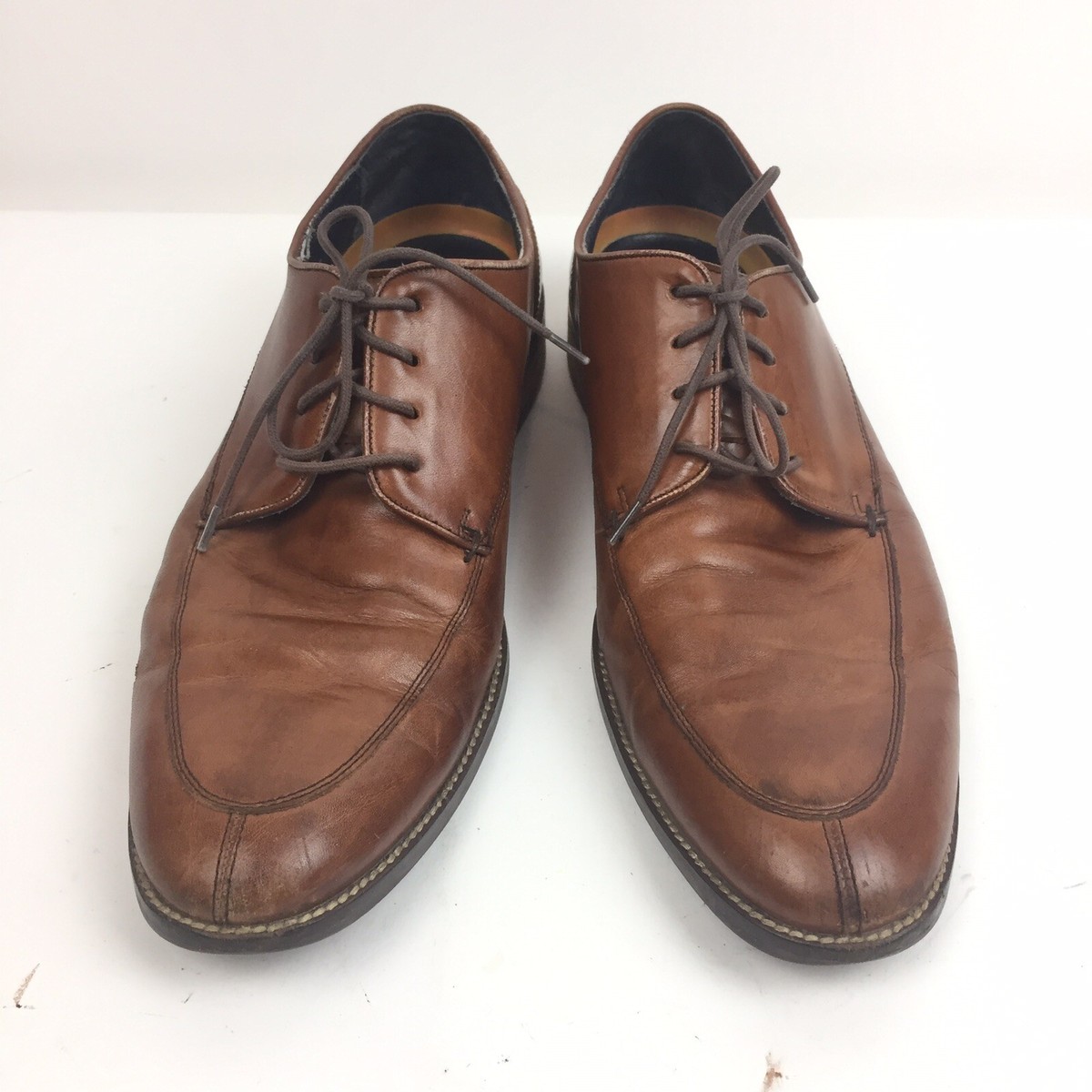 Cole Haan Grand.OS Mens 11 M Tan Leather Split Toe Derby Dress Shoes C11629 COLE HAAN Men main image 4