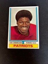 1974 Topps - Sam Cunningham (RC) Patriots #502 Great looking card! 💎🔥🔥🏈