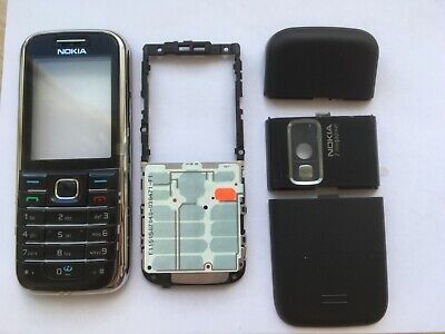 100% original Nokia 6233 Ober cápsula a cover Front cáscara tapa de vidrio nuevo gris