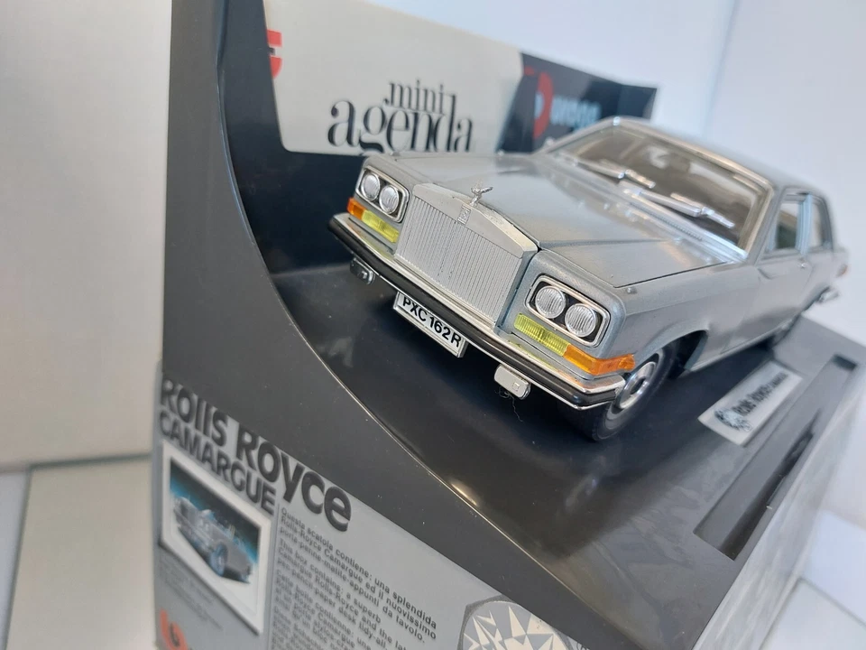 Bburago Rolls Royce Camargue Diamonds 3001 in argento in scatola Burago - Immagine 3 di 4