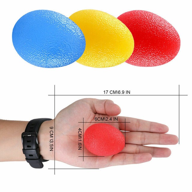 Hand Therapy Exerciser Rings Squeeze Kit Stress Relief Hand Training