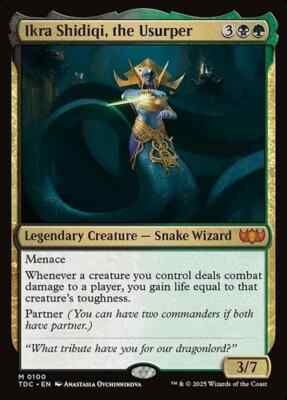 Ikra Shidiqi, the Usurper - 100 - NM - Commander: Tarkir: Dragonstorm - MTG