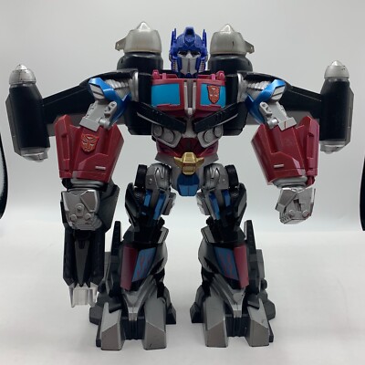2008 Transformers Mega Power Bots OPTIMUS PRIME Hasbro 12'' Lights Up 
