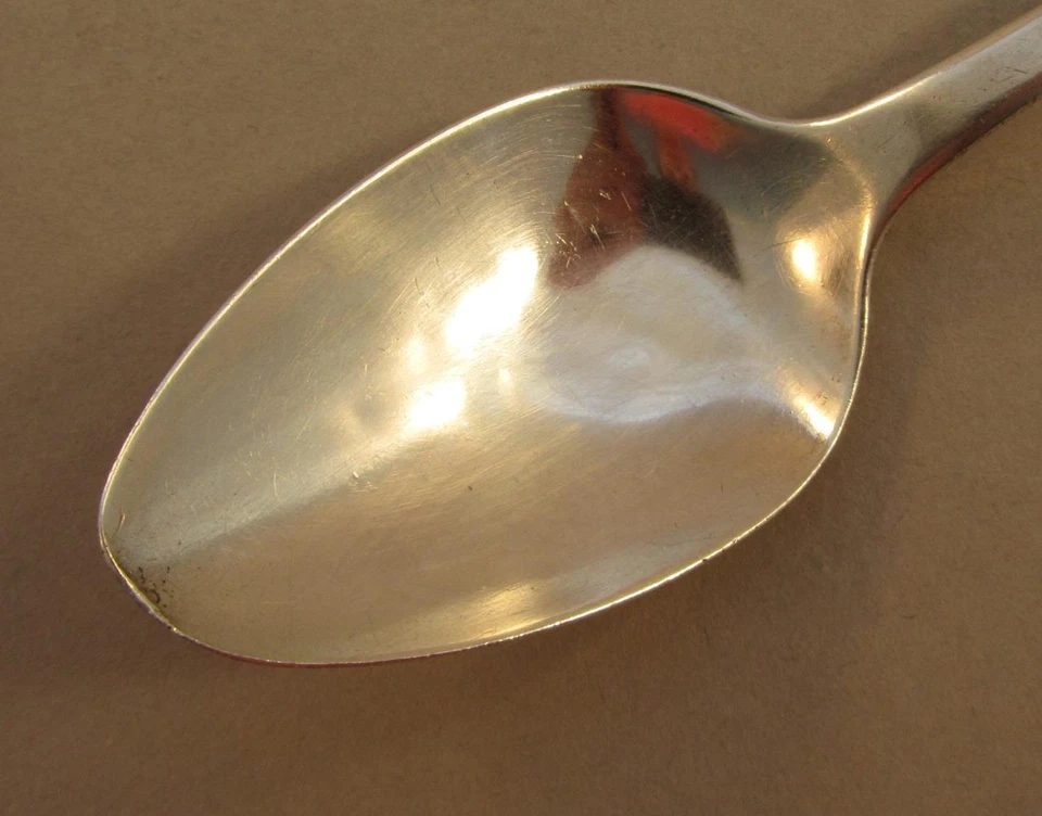 American Coin Silver Teaspoon Rockwell c. 1810 NY - Image 3 of 4